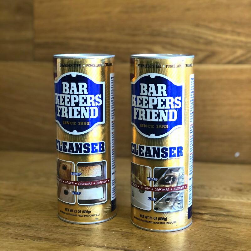 バーキーパーズ フレンド クレンザー ステンレス 磨き キッチン 595g 2個セット Bar Keepers Friend Cleanser｜アルファエスパス米国店