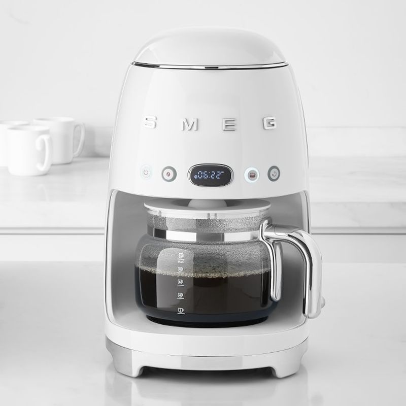 スメッグ ドリップコーヒーメーカー 10優勝杯 \u002750s表現スタイル レトロ Smeg Drip Coffee Maker DCF02 家電