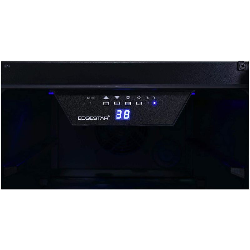 新規購入 ビルトイン 冷蔵庫 アンダーカウンター 最大80缶 カウンター下 ブラック 幅38cm Edgestar Cbr902sg 15 Inch Wide 80 Can Built In Beverage Cooler With Blue Led Lighting 家電 売り切れ必至 Pmrinstitute Org