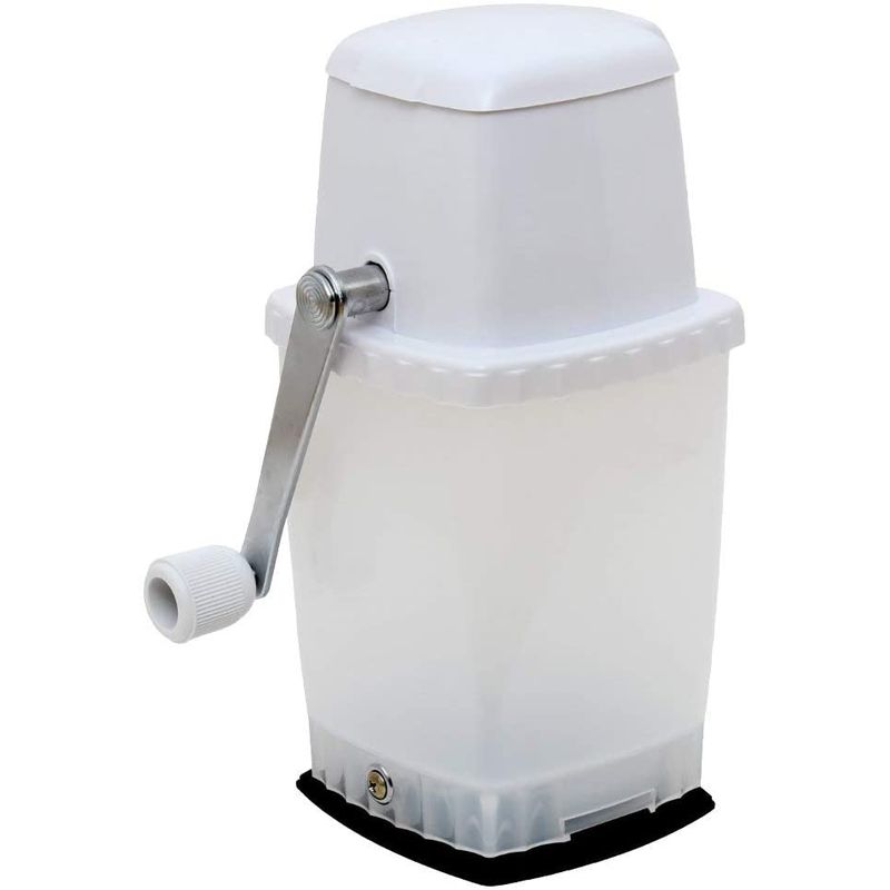 手動 内燃機関圧砕機 衝突 氷 砕く VKP1126 Hand Crank Portable Ice Crusher, White