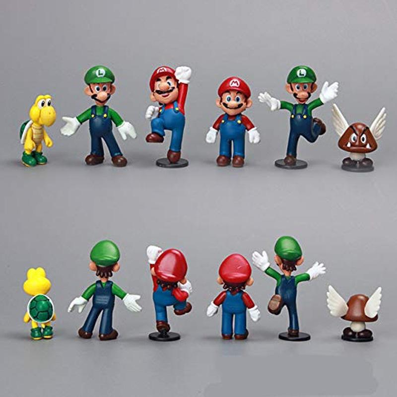 エンポリアムマリオ ケーキトッパー フィギュア 12五体書き割り 拵え Super Mario Cake Topper Figures Toy Set Of 12 Party Supplies Birthday Cartoon Figure Decoration Pure2improve Com