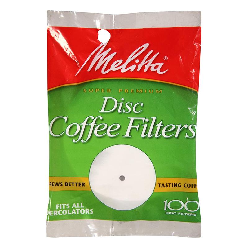 ディスク コーヒーフィルター パーコレーター用 直径9cm 2400枚 メリタ ホワイト Melitta 3.5 Percolator Disc Coffee Filters, White, 100 Count (Pack of 24)|アルファエスパス米国店