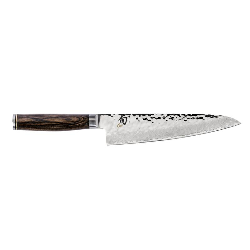 牛刀 旬 まかない方 18糎 九寸五分 シリアの首都 槌目 割り増し金 日本製  Shun Premier Asian Cook\u0027s 7\" Model TDM0760"