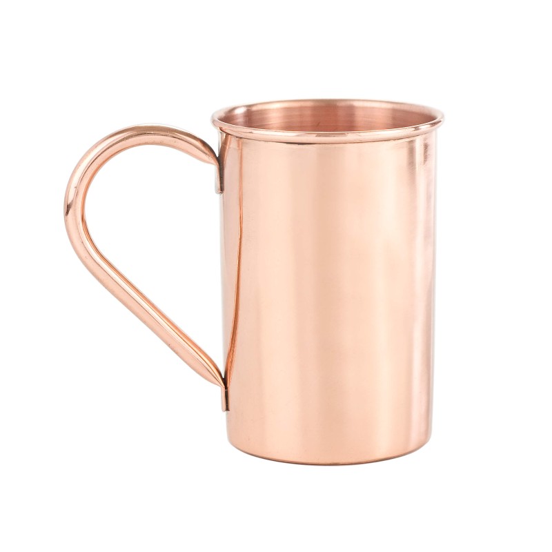 コッパ―マグ モスコミュール 銅 470ml Roosevelt Smooth: 16oz Copper Moscow Mule Mug with Rounded Handle by Copper Mug Co.