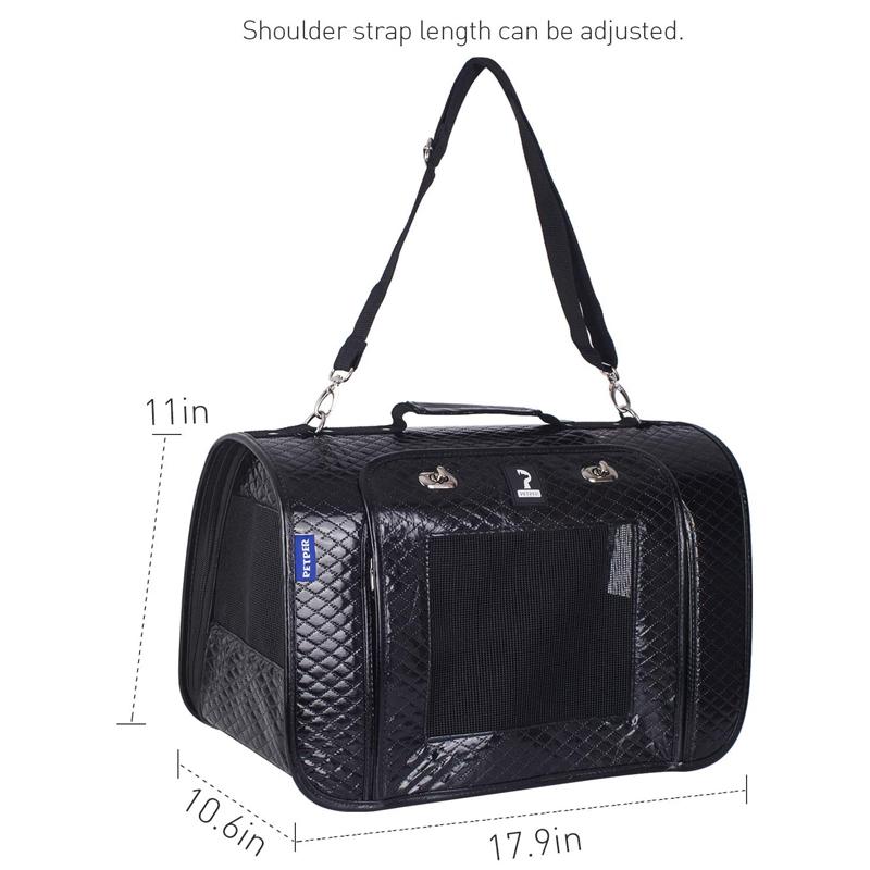 Petper Pet Carrier Designed for Cats Small Dogs Puppies Pet Travel Carrying Handbag for Outdoor Travel Walking Hiking Kittens 