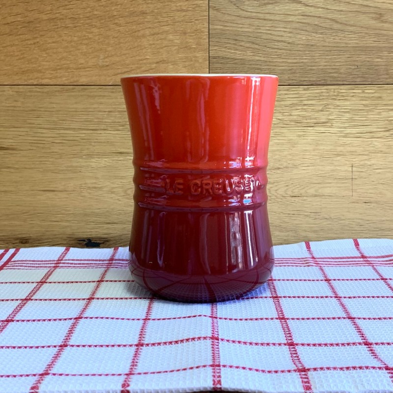 ル・クルーゼストーンウェアキッチンツールスタンド調理器具入れユーテンシルルクルーゼルクルゼLeCreusetStoneware1-QuartUtensilCrock