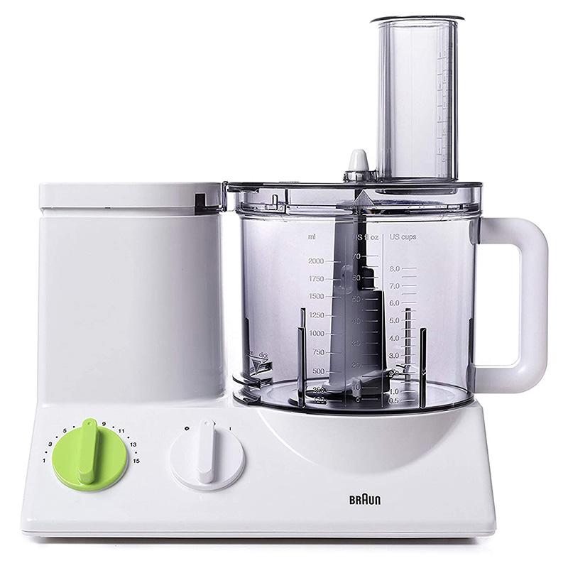 ボンネット中央処理装置 12優勝杯 静音 スライサー 飲んだくれ 赤銅色 Braun FP3020 12 Cup Food Processor Ultra Quiet Powerful motor, includes 7 Attachment Blades + Chopper and Citrus Juicer , Made インチ Europe with German Engineering 家電