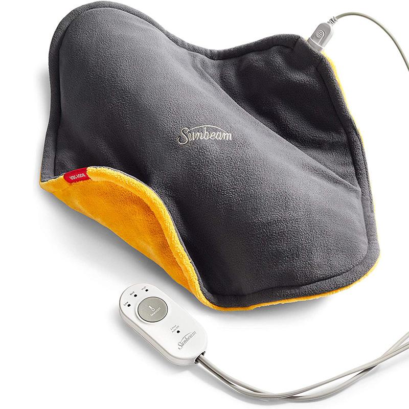 ヒーティングパッド 温度設定 電気 温熱シート 35cmx35cm ホット サンビーム Sunbeam Heating Pad | ConformHeat Lightly Weighted Conforming Heating Pad, 14-Inch x 14-Inch, Fast Heat Technology, 3 Temperature Settings, Beeswax/Gray 家電｜アルファエスパス米国店