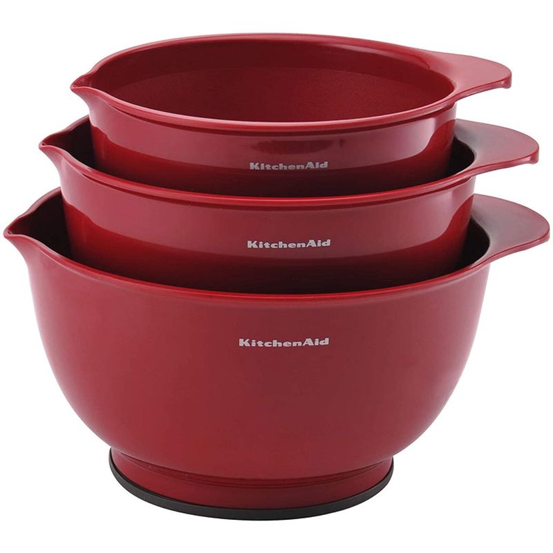 キッチンエイド クラシック ミキシングボウル ボール 3サイズセット スタッキング 重なる KitchenAid Classic Mixing Bowls, Set of 3｜アルファエスパス米国店