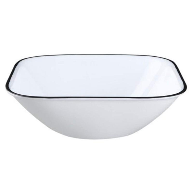 スクエアボウル 6点セット コレール シンプルライン Corelle Square Simple Lines 22-Ounce Bowl Set (6-Piece)