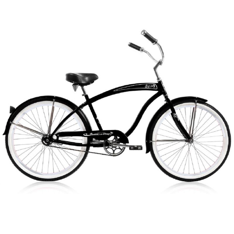 ビーチクルーザーバイク 自転車 26インチ 12才以上 【組立要