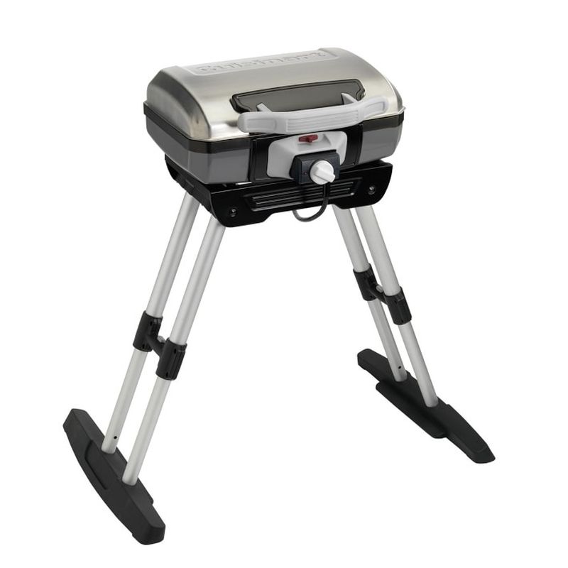 アウトドア 食べ物屋 照明ランプ付 高さ3度合い 室外 クイジナート UL公許  Cuisinart CEG-980 Outdoor Electric Grill with VersaStand  家電