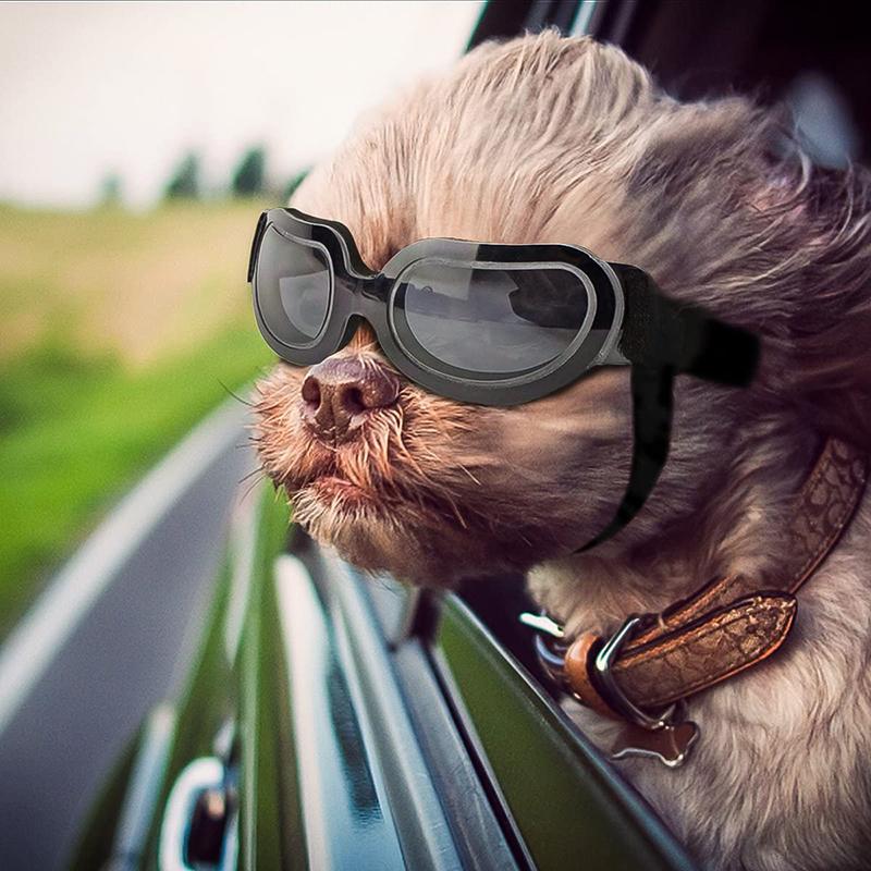 愛玩動物用 ゴーグル 黒眼鏡 雨合羽 防塵 UV水晶体 飼い犬 猫 犬 猫  Namsan Dog Goggles Small to Medium Dog Sunglasses UV Resistant Windproof Snowproof Doggy Goggles Cat Glasses