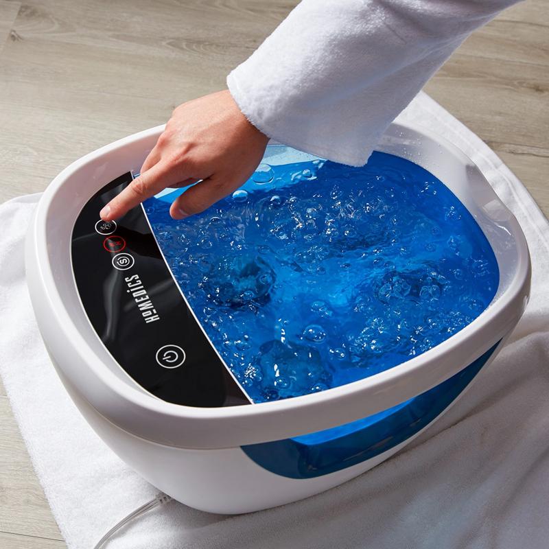 フットバス 加温 指圧 砂上の楼閣 スパ 足湯   Homedics Shiatsu Footbath With Heat Boost FB-655HJ 家電