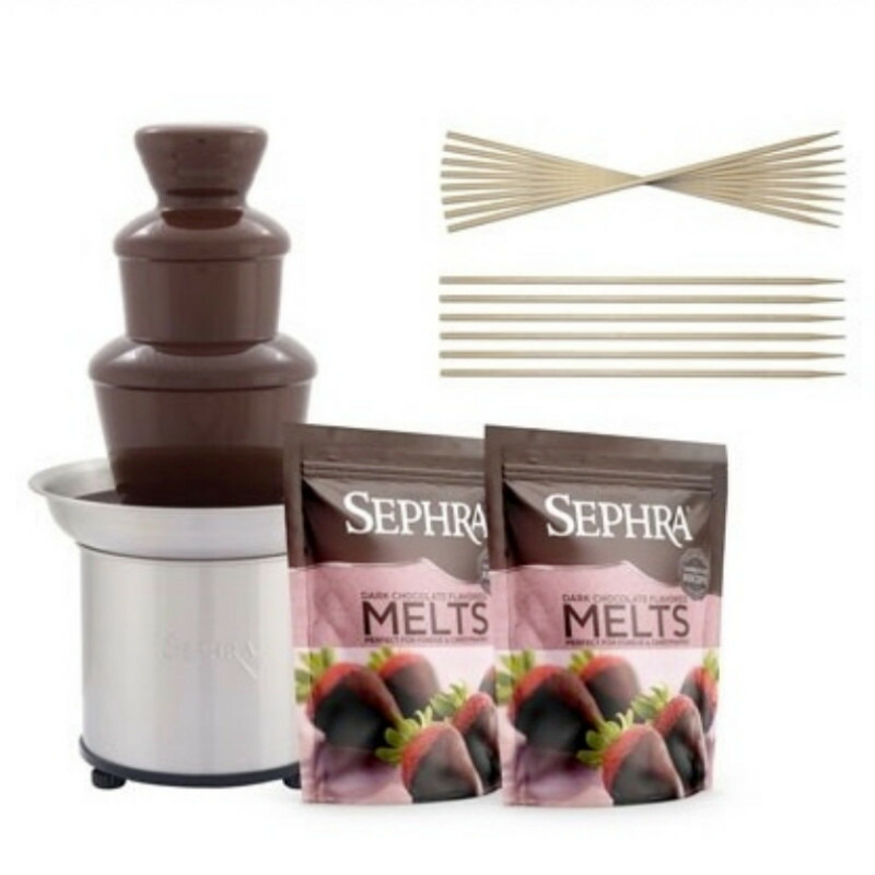 チョコレートファウンテン セフラ セレクト チョコレートパッケージ 1.8kgセット Sephra THE SELECT - 16\" Home Fondue Fountain Chocolate Package【日本語説明書付】 家電