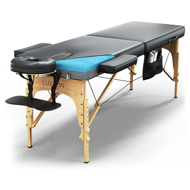 マッサージテーブル 台 折り畳み ポータブル ケース付 Luxton Home Premium Memory Foam Massage Table - Easy Set Up - Foldable & Portable with Carrying Case｜アルファエスパス米国店 85,377円