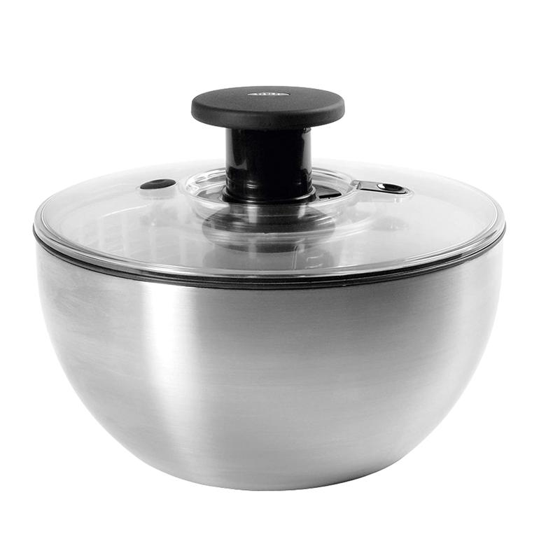 サラダスピナー ステンレス オクソー OXO Stainless Steel Salad Spinner|アルファエスパス米国店