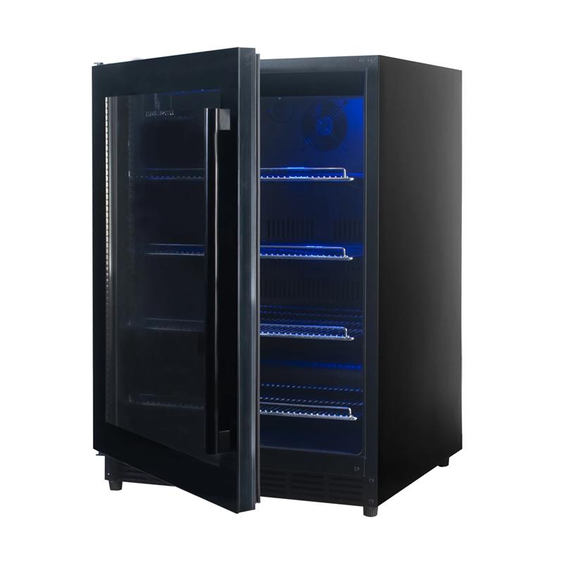 電気冷蔵庫 アンダーカウンタ ビルトはたご屋 152L 203缶 硝子部屋の入り口 キングスボトル  Kingsbottle 24 Inch Under Counter Beer Cooler Fridge Built In  KBU50BX 家電 【代引不可】