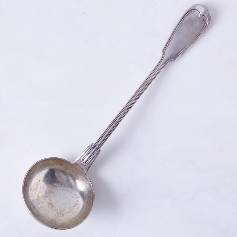ビンテージ レードル 鳥の子 フランス共和国製 銀メッキ  Vintage French Silverplated Ladle
