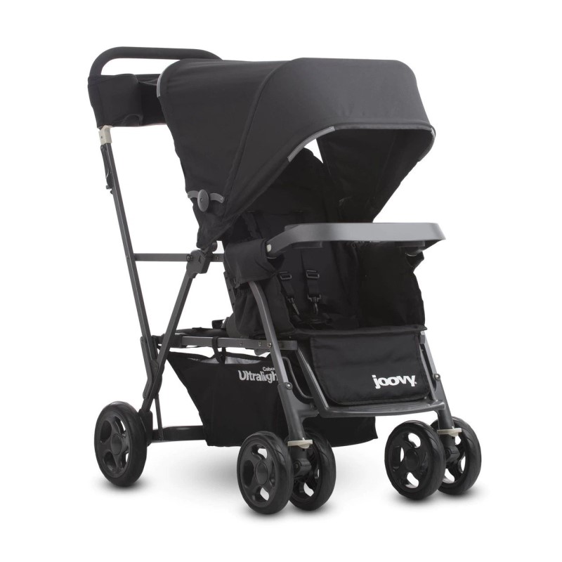 楽天市場】ベビーカー 双子用 バギー ジュービー タンデム ２人用 ストローラー 二人乗り JOOVY Caboose Too Graphite  Stand-On Tandem Stroller : アルファエスパス米国楽天市場店