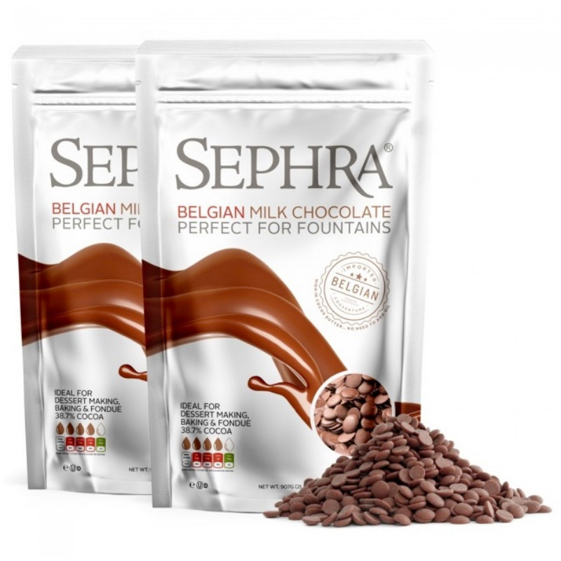 セフラ ベルギーミルクチョコレート チョコレートファウンテンに最適 Sephra Belgian Milk Chocolate box