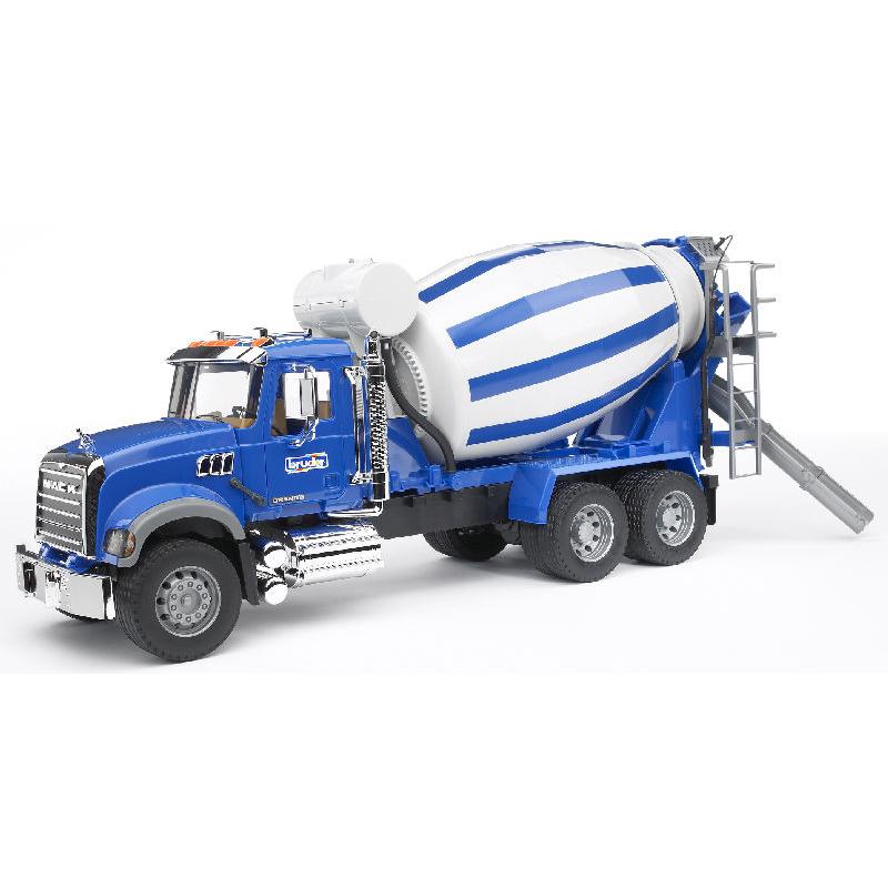 MACK Granite 1/16スケール ミキサー車 ブルー おもちゃ 車 ドイツ製 MACK Granite Cement Mixer in Blue - Pro Series|アルファエスパス米国店