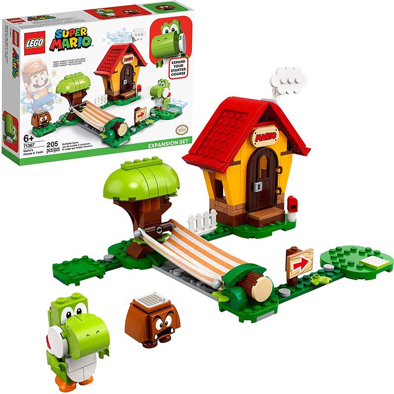 レゴ 百貨店マリオ ヨッシー と マリオ住み家 LEGO Super Mario Mario’s House \u0026 Yoshi Expansion Set 71367 Building Kit, Collectible Toy to Combine with The Super Mario Adventures with Mario Starter Course (71360) Set (205 Pieces) おもちゃ-セット-ブロック