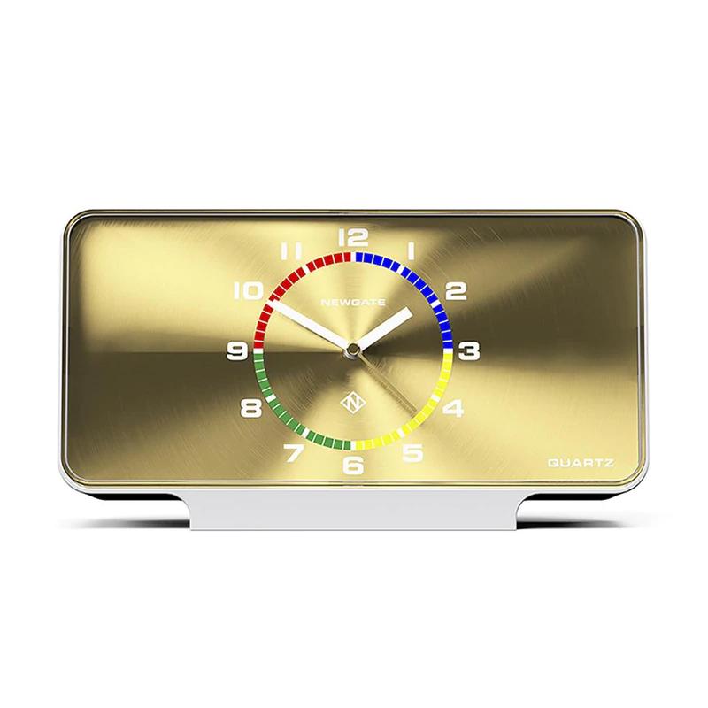 ニューゲート 置き時計 プラネット ブラス ゴールド Newgate Planet Mantel MAN/PLA696PW Modern Mantel Clock | Contemporary White and Spun Brass Effect