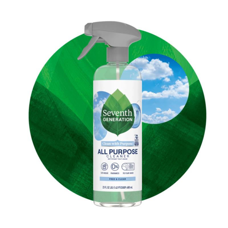 セブンスジェネレーション マルチクリーナー 無香料 680ml 多目的 Seventh Generation All Purpose Cleaner - Free and Clear|アルファエスパス米国店