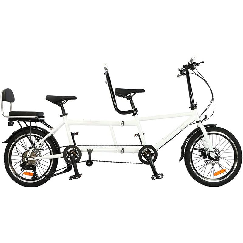 【楽天市場】タンデム 自転車 二人乗り 20インチ ビーチクルーザーバイク 7段変速Tandem Bike City Tandem