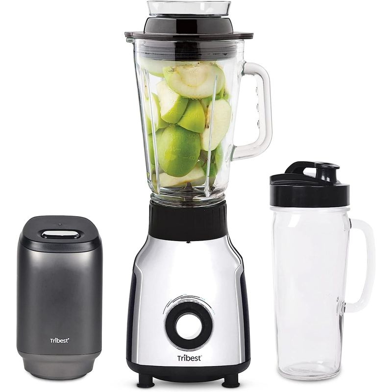個人的 無意味さブレンダー バキュームミキサー 硝子ジャー Tribest Glass Personal Vacuum Blender PBG-5001-A Antioxidation Vacuum Blender 家電