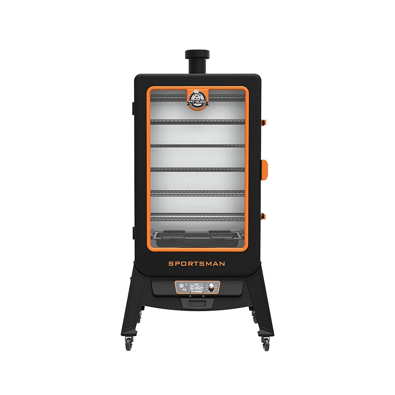 燻製機 電気スモーカー ペレット用 キャスター付 温度調節 PIT BOSS SPORTSMAN 7-SERIES WOOD PELLET VERTICAL SMOKER 家電|アルファエスパス米国店