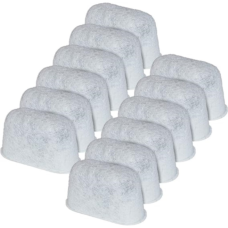 非純正 クイジナート コーヒーメーカー用 ウォーターフィルター 12 個パック Cuisinart Compatible Replacement Charcoal Water Filters for Coffee Makers