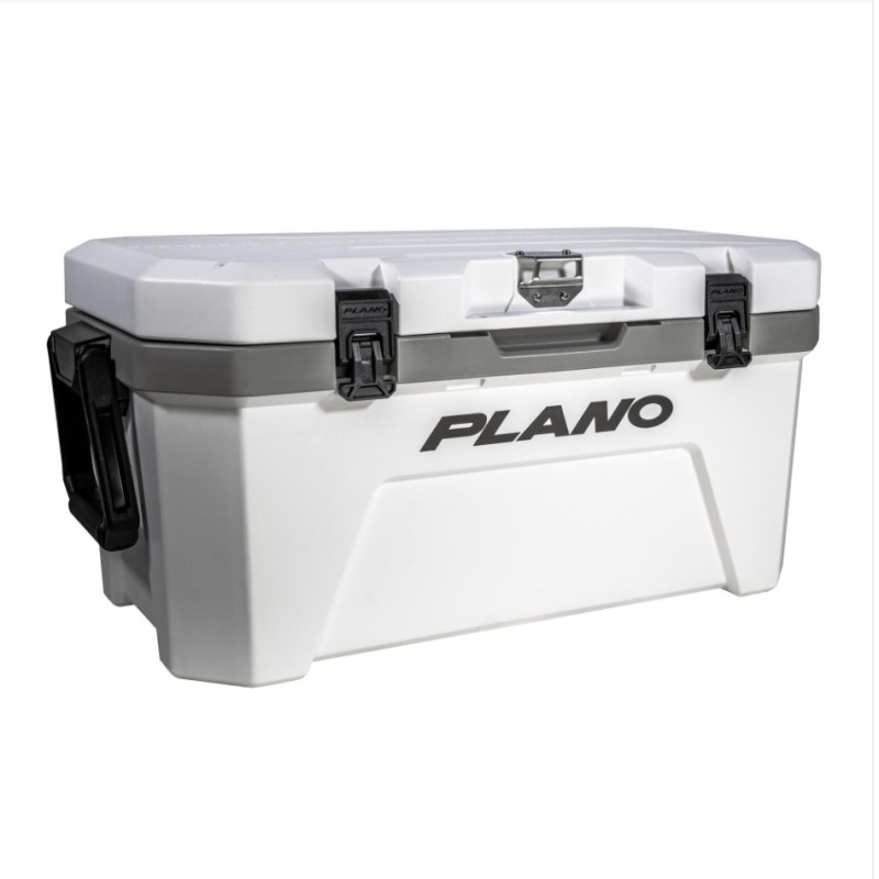 クーラーボックス 30L アウトドア キャンプ バスケット付 プラノ Plano Frost 32-Quart Hard Cooler Includes Dry Basket White