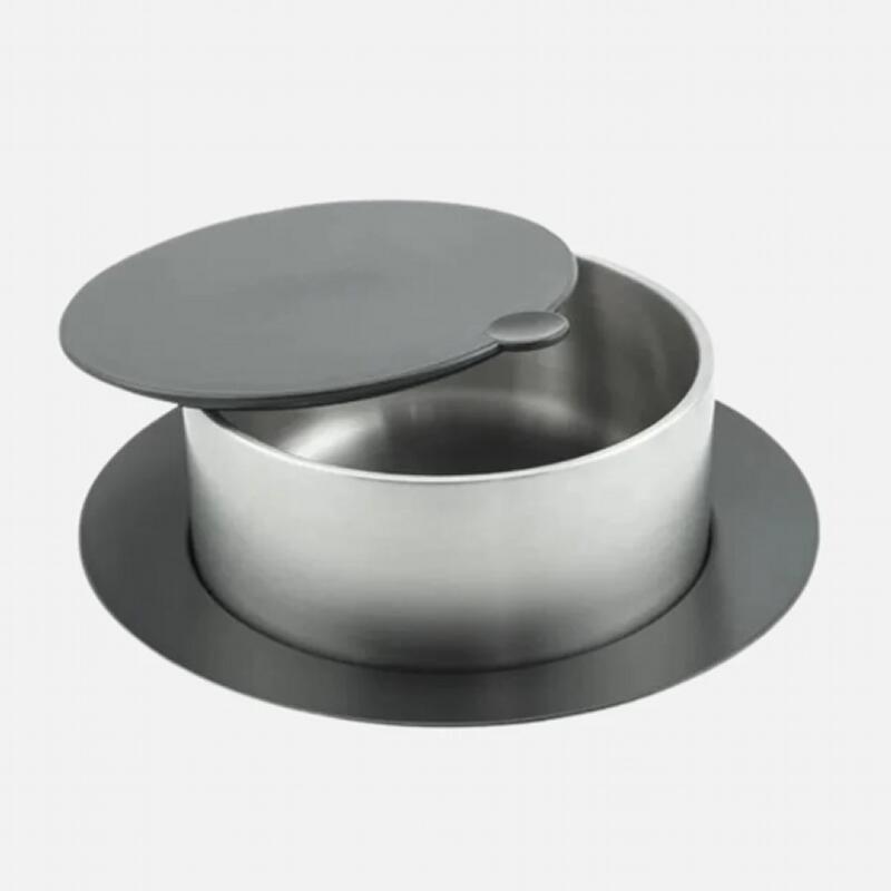ステンレス鋼製 保温 保冷 サービングボウル サーモ雑ぜ合わせる 2L Thermomix Round Serving Bowl Silver