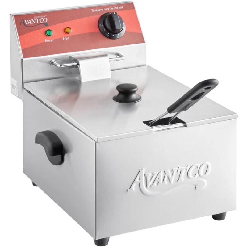 カウンタートップ フライヤー Avantco F100 10 lb. Electric Countertop Fryer 家電｜アルファエスパス米国店