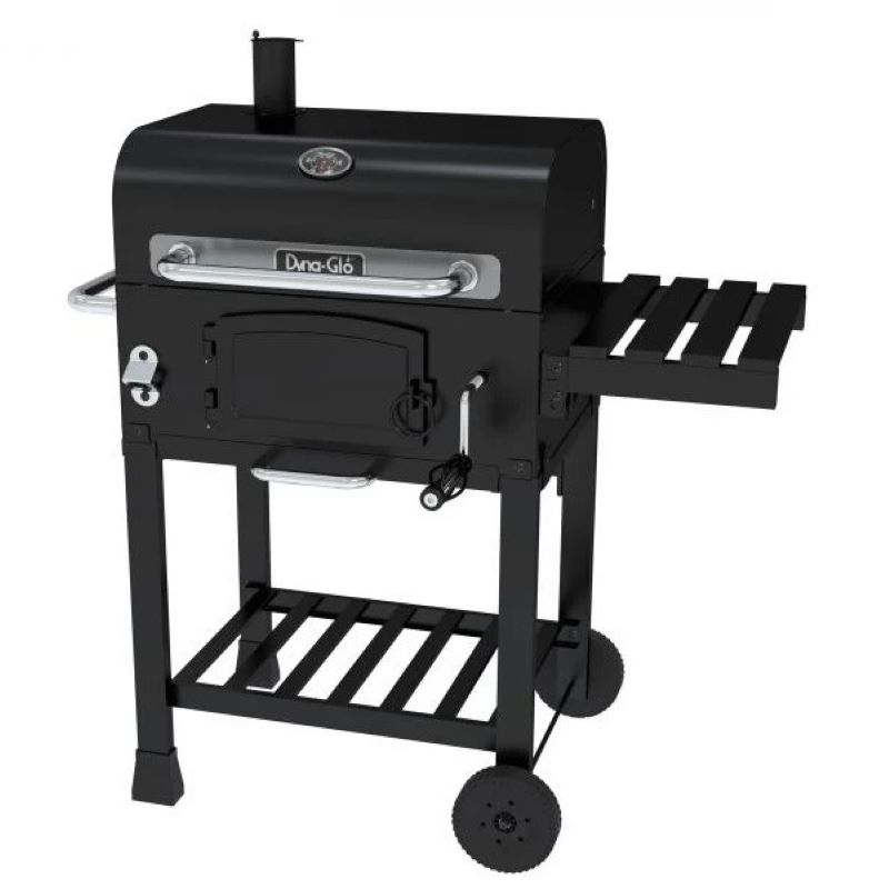 濃灰色食べ物屋 炭焼 丸焼き キャスター付  Dyna-Glo Compact Charcoal Grill DGD381BNC