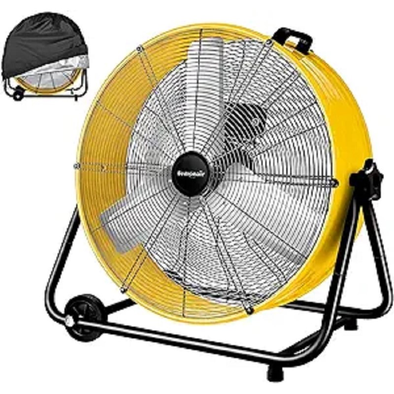 扇風機 61cm 作業用ファン 3スピード カバー付きBestronair 24 Inch High Velocity Heavy Duty Industrial Fan 家電｜アルファエスパス米国店
