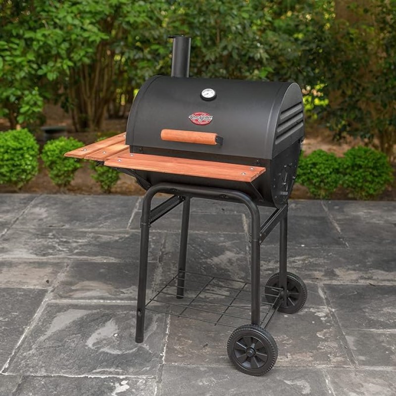 Char-Griller グリル スモーカー 炭焼き バーベキューWrangler Charcoal Grill&Smoker E2123|アルファエスパス米国店