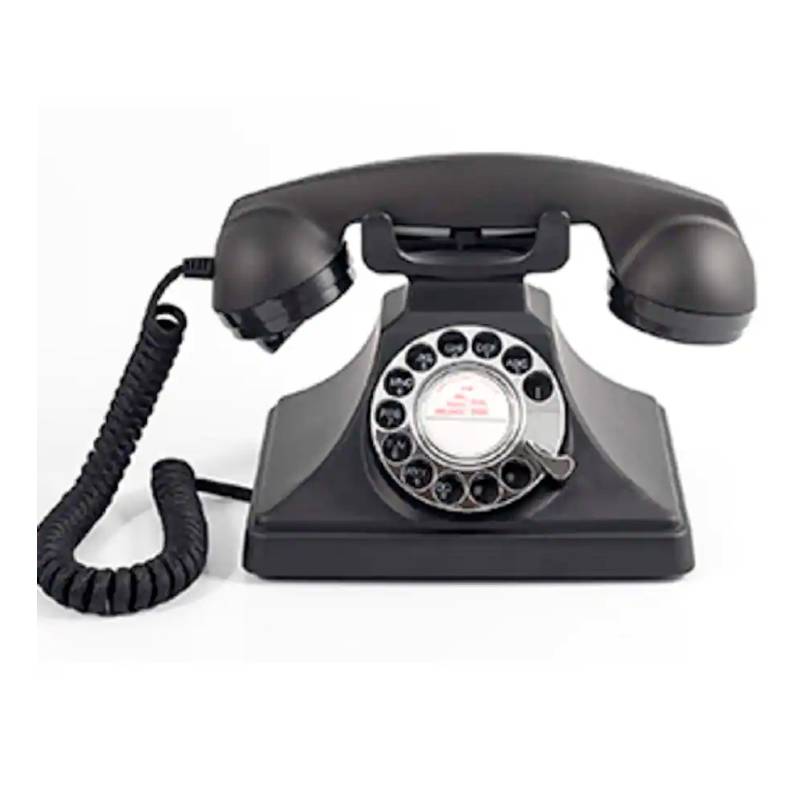 黒電話を掛ける 文字盤電話機 レトロ  PopMarket GPO Retro GPO200BLK 200 Vintage Rotary Dial Telephone Classic Bakelite MISC ACCESSORY