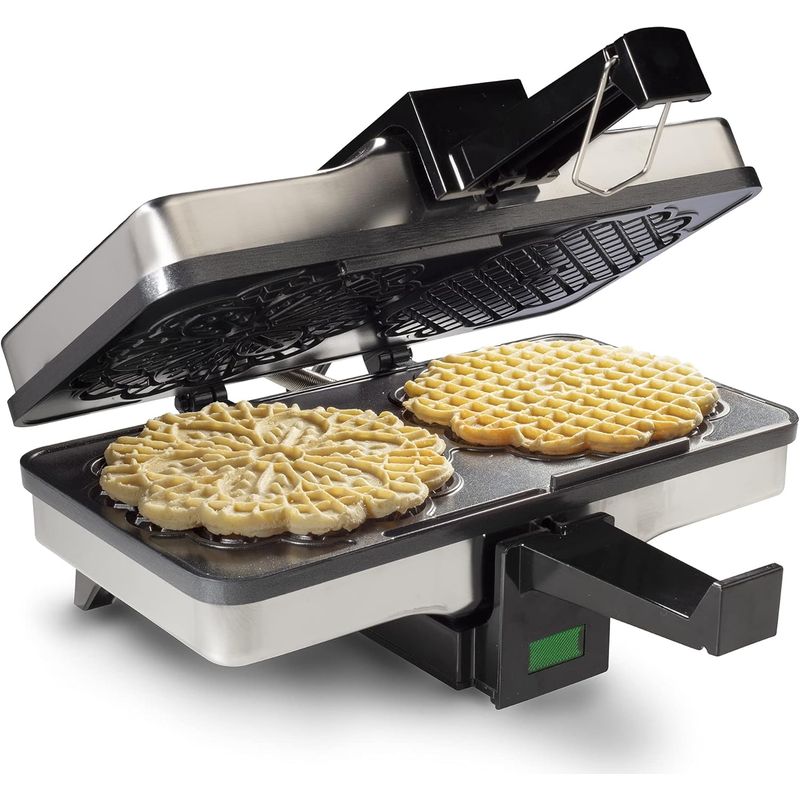 ピゼルメーカー 2枚焼 CucinaPro 220-05NS Non-Stick Pizzelle Baker 家電｜アルファエスパス米国店