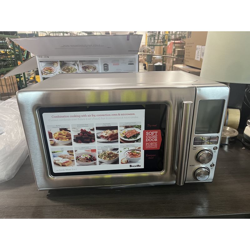 コンベクションオーブン 3 インチ 1 ノンフライヤー 陰電子範囲 ステンレス鋼 ブレビル Breville the Combi Wave 3 インチ 1 BMO870BSS1BUC1 家電