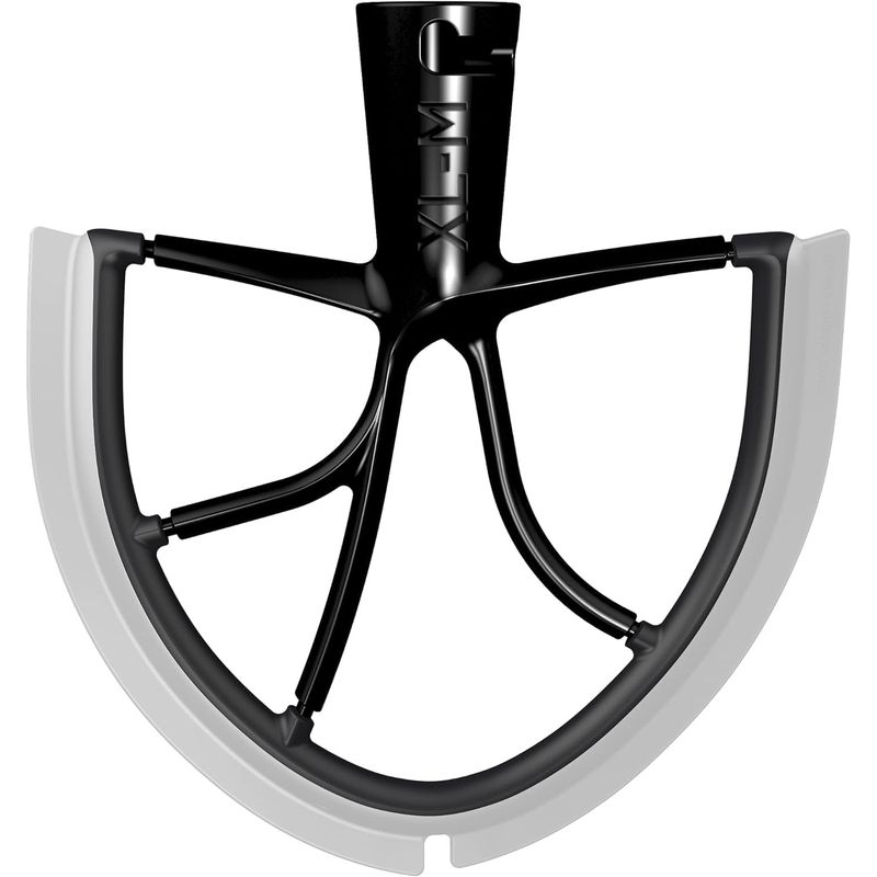 キッチンエイド ボウルリフト スタンドミキサー用 スパチュラ付ビーター パーツ 部品 New Metro Design XL-MAX Metal Beater Blade, works with KitchenAid 5+, 6, 7, 8-Quart Stand Mixers