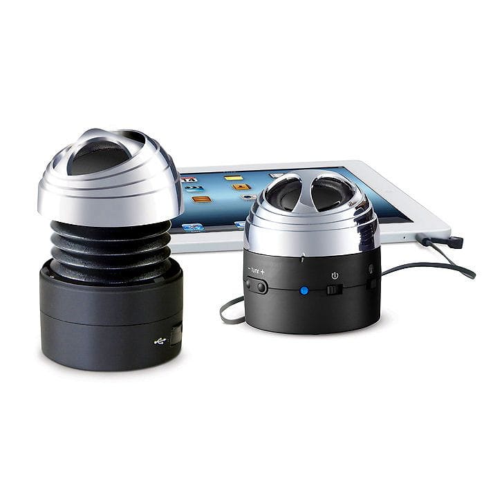 FMラジオ受信機付 ポップアップ ミニ 金棒引き Pop-Up Mini Speaker with FM Tuner