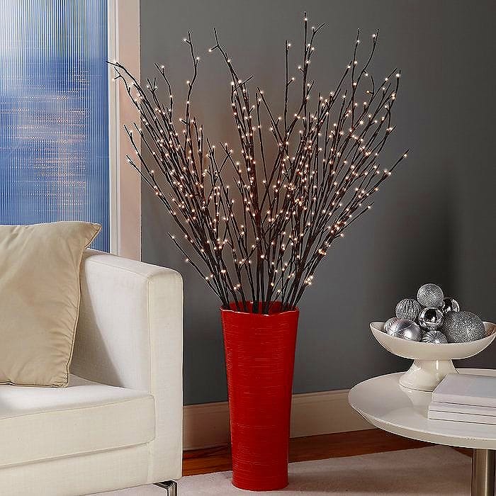 クリスマス イルミネーション ライト ランプ The Light Garden WLWB96 Electric/Corded Willow Branch with 96 Incandescent Lights
