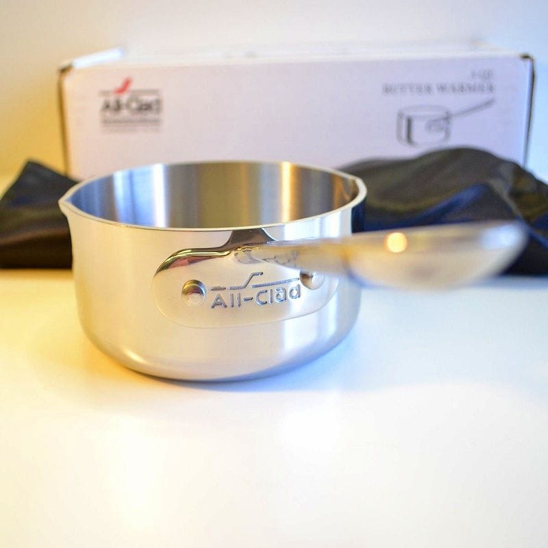 【楽天市場】オールクラッド 0.5L ステンレス バターウォーマー AllClad Stainless 1/2 qt. Butter Warmer with Pour Spouts