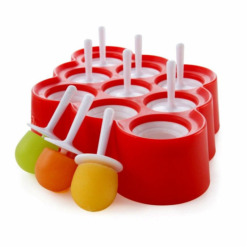 ゾク 住みかで飾り気の無い内燃機関砂糖菓子 アイスバー 9本仕掛ける Zoku Mini Pop Molds