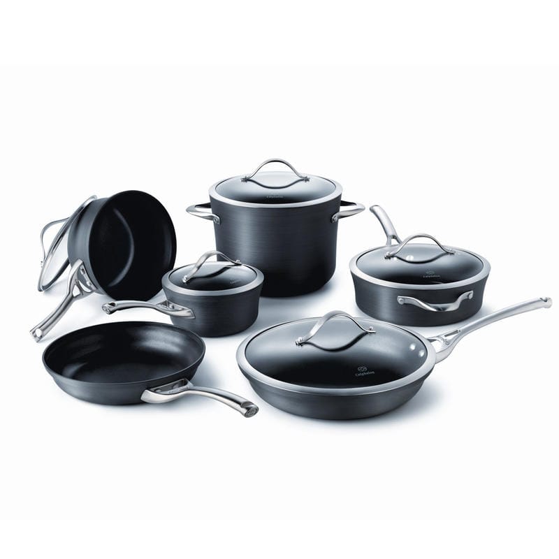 カルファロン まかない方御召しもの 11点書き割り PFOA無償性 Calphalon Contemporary Nonstick 11-Piece Cookware Set 1775823