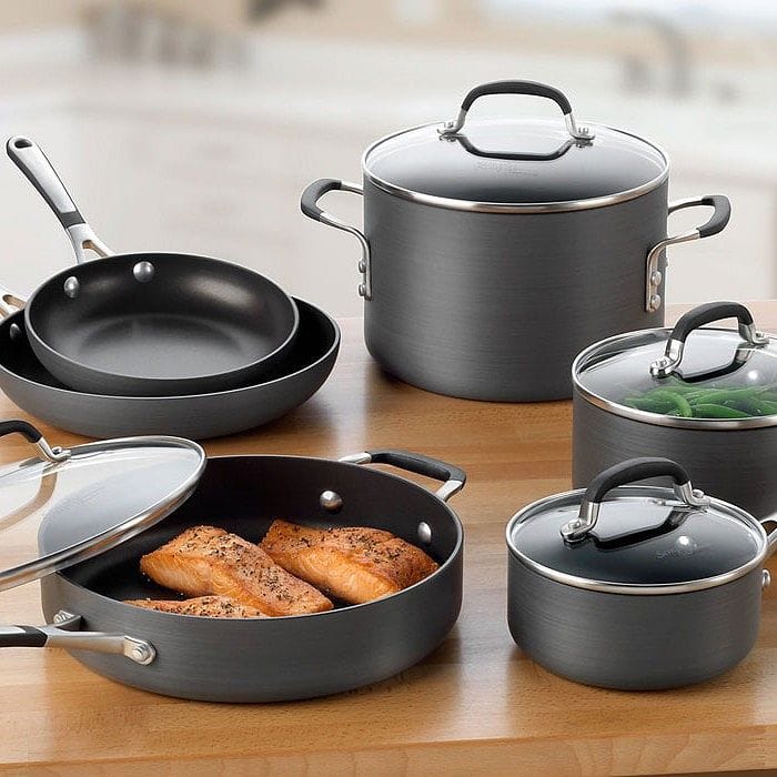 カルファロン クックウェアー 鍋 7点書き割り PFOA無償性 Calphalon Contemporary Nonstick Cookware Set 1775824