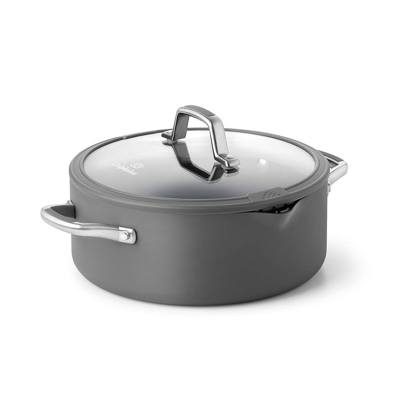 カルファロン 両手なべ フタ付 4.7L PFOA無償性 Calphalon Easy System Nonstick 5 Qt Dutch Oven 1831240